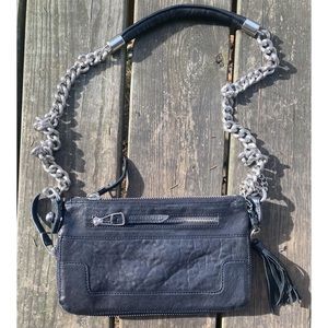 Olivia Harris Leather Crossbody Bag / Clutch